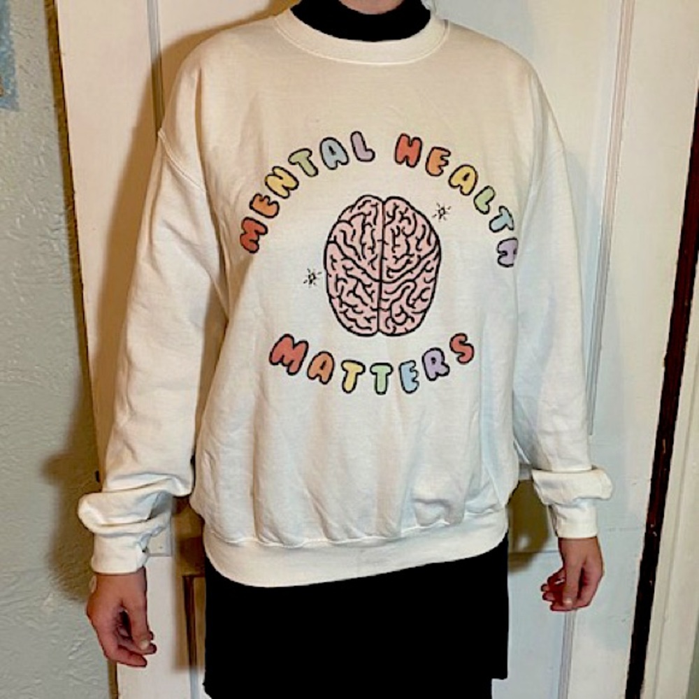 “Mental Health Matters” crewneck sweatshirt